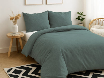 Dekbedovertrek Stonewash - Groen