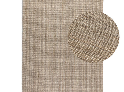 Handgeweven Jute Vloerkleed - Taupe