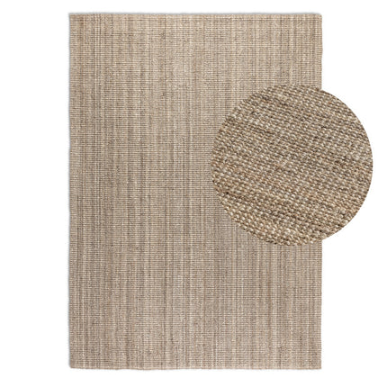 Handgeweven Jute Vloerkleed - Taupe