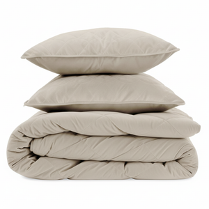 Lazy Dekbed Zonder Overtrek - Velvet - Taupe/Grijs