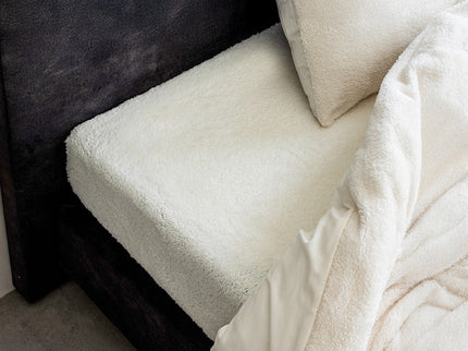 Teddy Dekbedovertrek + Hoeslaken - Off White