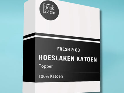 Topper Hoeslaken - Katoen - Verkoelend