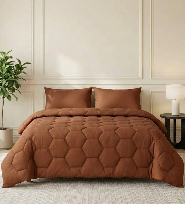 Easy Dekbed Zonder Overtrek - Mocha Mousse