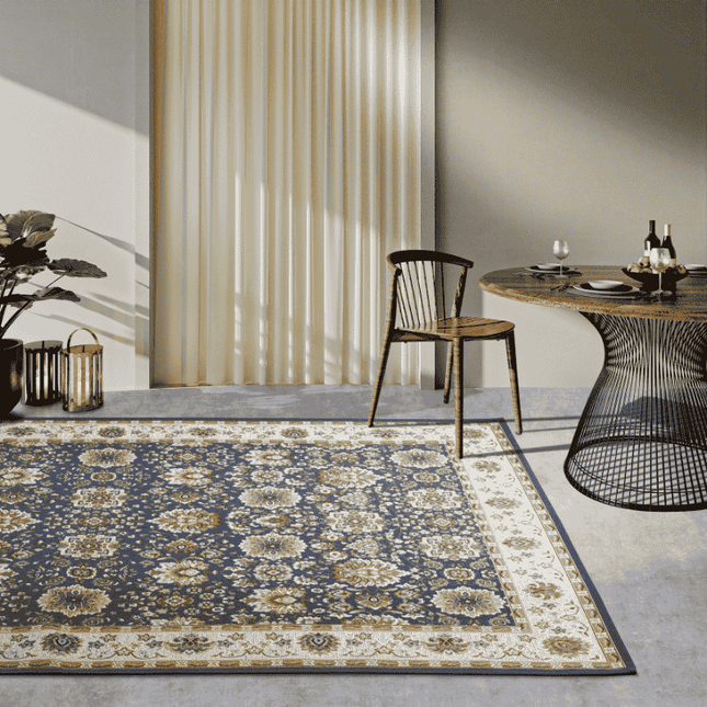 Villeroy & Boch Buitenkleed Nicolas - Blauw / Crème