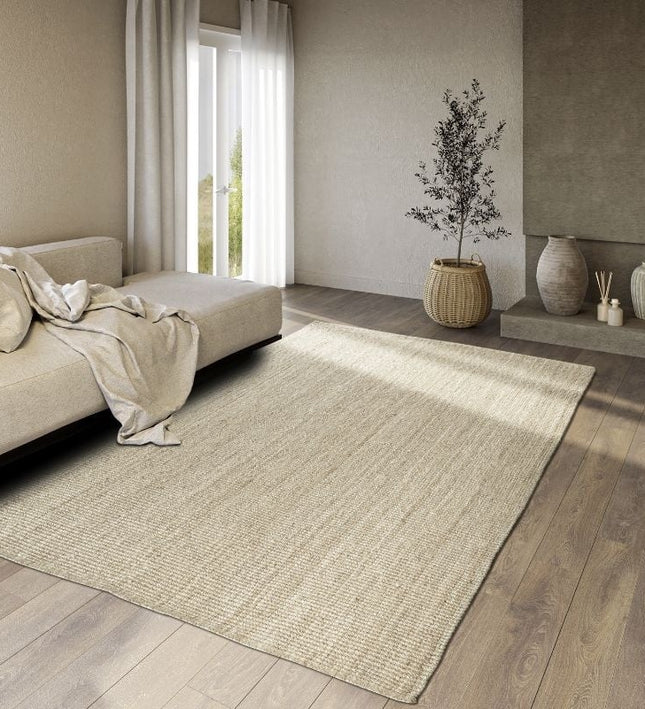 Villeroy & Boch Handgeweven Jute Vloerkleed Rosalie - Crème