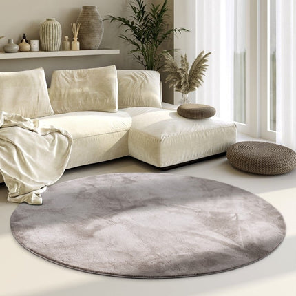 Villeroy & Boch Vloerkleed Leon Rond - Lichtgrijs