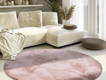 Villeroy & Boch Vloerkleed Leon Rond  - Oud Roze