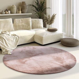 Villeroy & Boch Vloerkleed Leon Rond  - Oud Roze