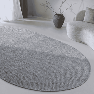 Villeroy & Boch Wollen Vloerkleed Francois Ovaal - Grijs