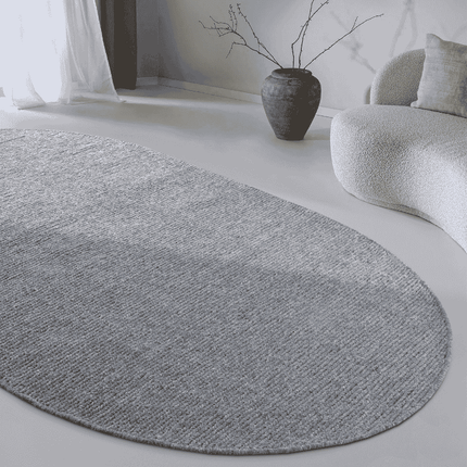 Villeroy & Boch Wollen Vloerkleed Francois Ovaal - Grijs