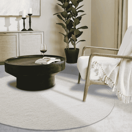 Villeroy & Boch Wollen Vloerkleed Francois Rond - Creme