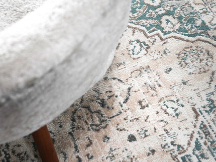 Vloerkleed Vintage Medallion - 160x240 cm - Petrol