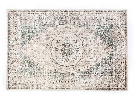 Vloerkleed Vintage Medallion - 160x240 cm - Petrol