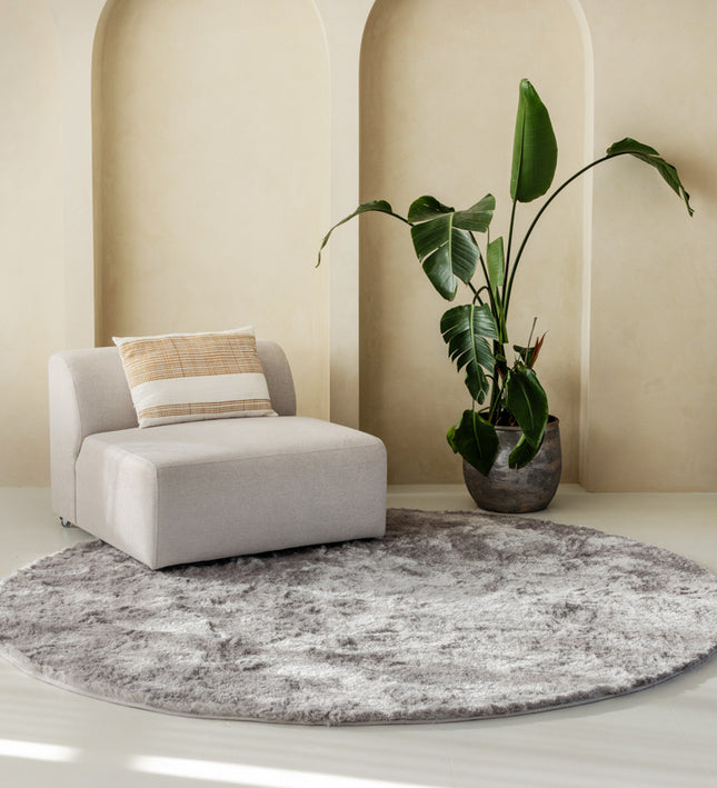 Vloerkleed Sense Rond - Champagne