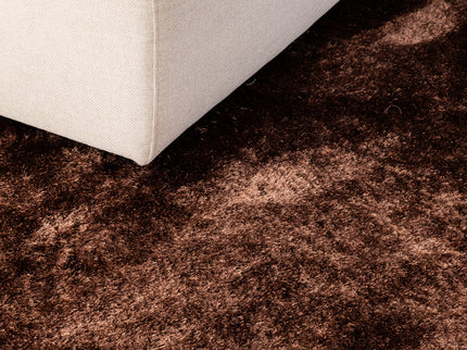 Vloerkleed Sense Rond - ø 80 cm - Koper