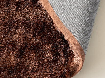 Vloerkleed Sense Rond - ø 80 cm - Koper