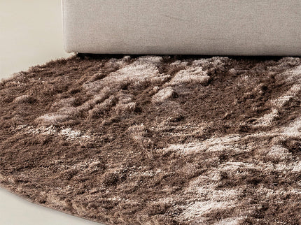 Vloerkleed Sense Rond - ø 80 cm - Taupe
