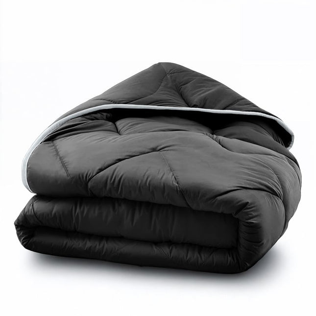 White House Bedding Easy Dekbed - Luxe Dekbed en Overtrek in één!  - Zwart