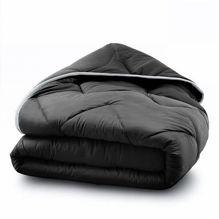 White House Bedding Easy Dekbed - Luxe Dekbed en Overtrek in één!  - Zwart