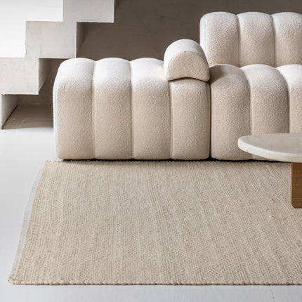 Wollen Vloerkleed Barley - Crème - 280x380 cm