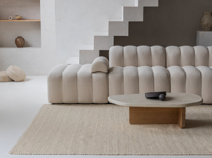 Wollen Vloerkleed Barley - Crème - 280x380 cm