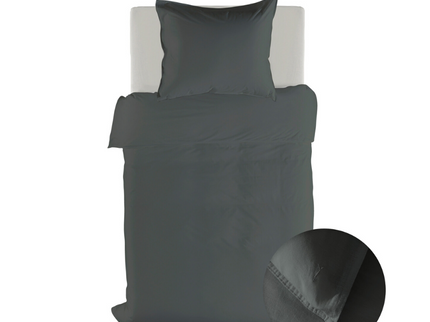 Yellow Suites Dekbedovertrek Linnen - Beluga Grey