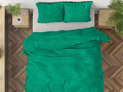Zensation Gaia -  Groen Dekbedovertrek - 200 x 200/220 cm