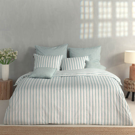 Zo!Home Dekbedovertrek Banda di Lino - Mint Green