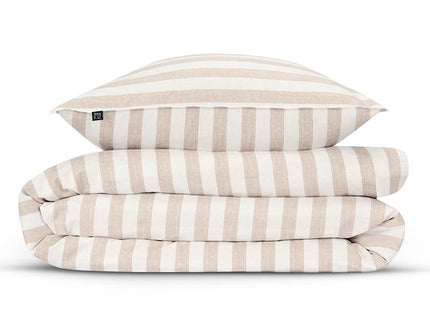 Zo!Home Dekbedovertrek Banda di Lino - Sandy Beige