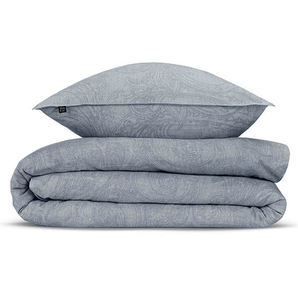 Zo!Home Dekbedovertrek Katoen-Flanel - Paisley di Lino - Denim