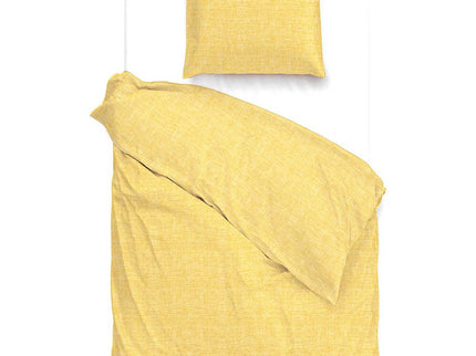 Zo!Home Dekbedovertrek Katoen - Lino - Aspen Yellow