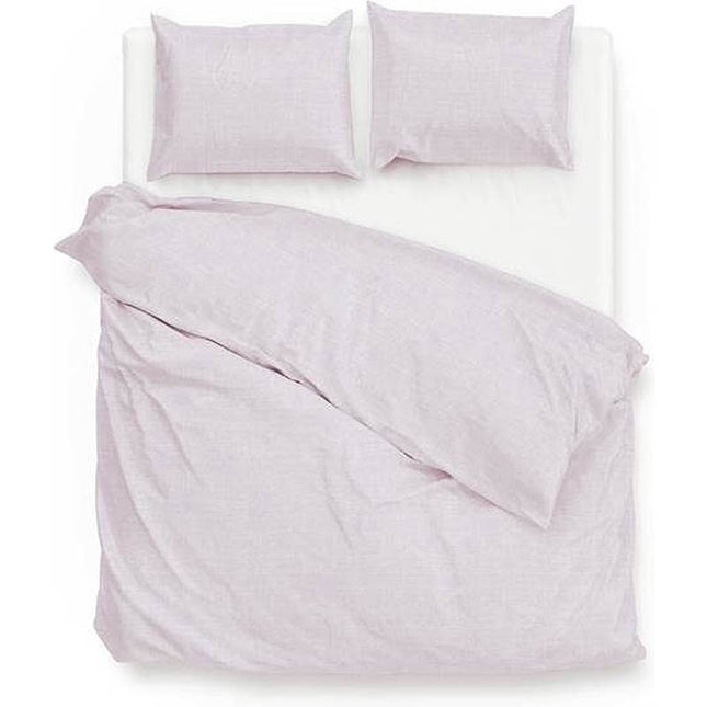 Zo!Home Dekbedovertrek Katoen - Lino - Grey Lilac