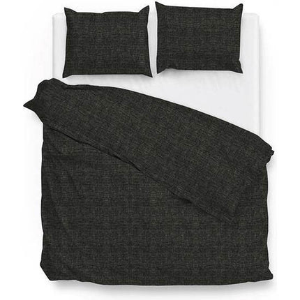 Zo!Home Dekbedovertrek Katoen - Lino - Midnight Black