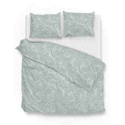 Zo!Home Dekbedovertrek Katoen - Paisley di Lino - Mint Green
