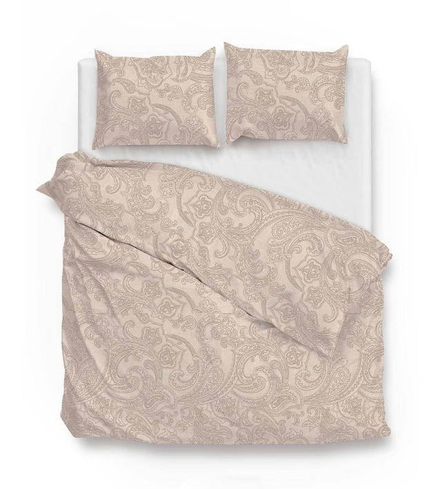 Zo!Home Dekbedovertrek Katoen - Paisley di Lino - Sandy Beige