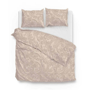 Zo!Home Dekbedovertrek Katoen - Paisley di Lino - Sandy Beige