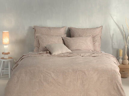 Zo!Home Dekbedovertrek Katoen - Paisley di Lino - Sandy Beige