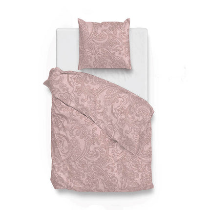 Zo!Home Dekbedovertrek Katoen - Paisley di Lino - Shell Nude