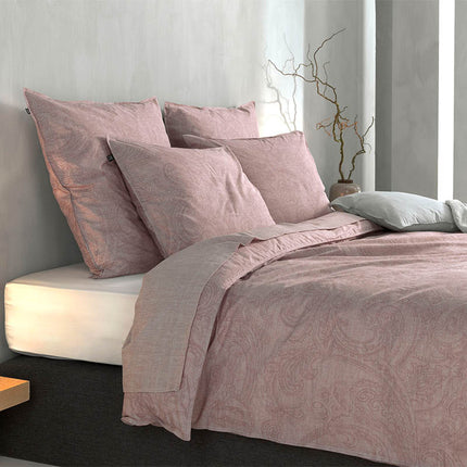 Zo!Home Dekbedovertrek Katoen - Paisley di Lino - Shell Nude