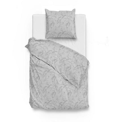 Zo!Home Dekbedovertrek Katoen-Satijn - Fiora di Satinado - Ash Grey