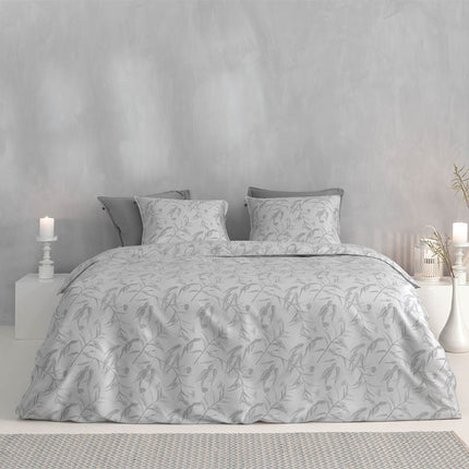 Zo!Home Dekbedovertrek Katoen-Satijn - Fiora di Satinado - Ash Grey