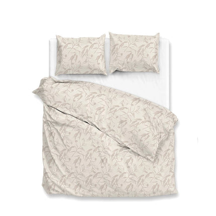 Zo!Home Dekbedovertrek Katoen-Satijn - Flori di Satinado - Off White