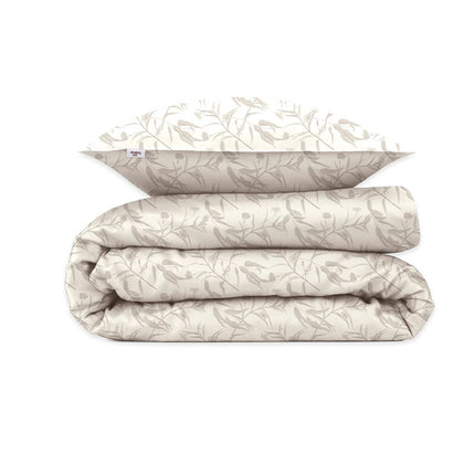 Zo!Home Dekbedovertrek Katoen-Satijn - Flori di Satinado - Off White