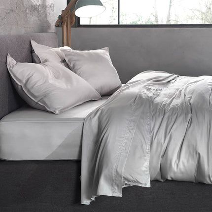 Zo!Home Dekbedovertrek Katoen-Satijn - Satinado - Ash Grey