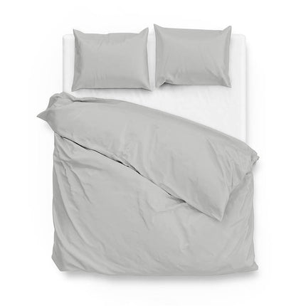Zo!Home Dekbedovertrek Katoen-Satijn - Satinado - Ash Grey