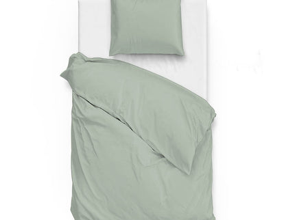 Zo!Home Dekbedovertrek Katoen-Satijn - Satinado - Foam Green
