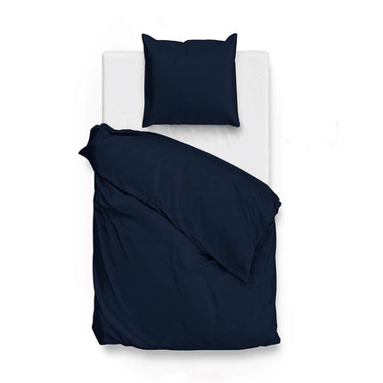 Zo!Home Dekbedovertrek Katoen-Satijn - Satinado - Navy Blue