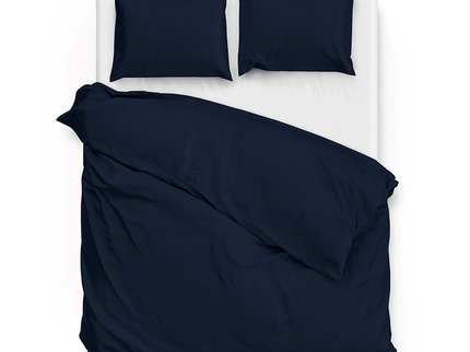 Zo!Home Dekbedovertrek Katoen-Satijn - Satinado - Navy Blue