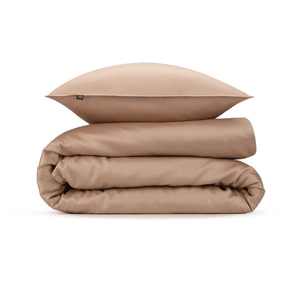 Zo!Home Dekbedovertrek Katoen-Satijn - Satinado - Praline Brown