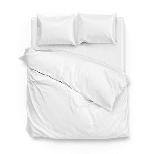 Zo!Home Dekbedovertrek Katoen-Satijn - Satinado - Wit